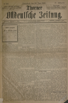 Thorner Ostdeutsche Zeitung. Jg.27, № 150 (30 Juni 1900) + dod.