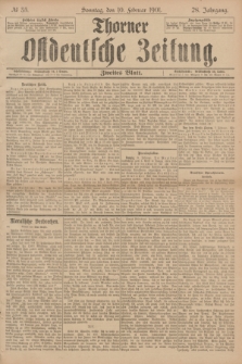 Thorner Ostdeutsche Zeitung. Jg.28, № 35 (10 Februar 1901) - Zweites Blatt