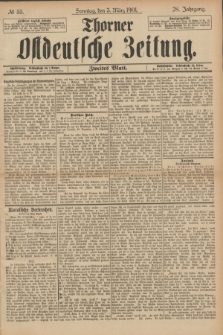 Thorner Ostdeutsche Zeitung. Jg.28, № 53 (3 März 1901) - Zweites Blatt