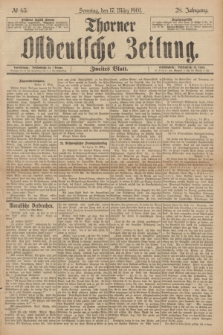 Thorner Ostdeutsche Zeitung. Jg.28, № 65 (17 März 1901) - Zweites Blatt