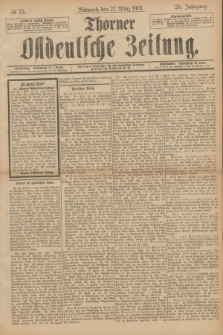 Thorner Ostdeutsche Zeitung. Jg.28, № 73 (27 März 1901) + dod.