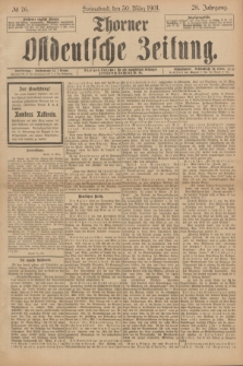 Thorner Ostdeutsche Zeitung. Jg.28, № 76 (30 März 1901) + dod.