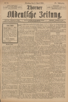 Thorner Ostdeutsche Zeitung. Jg.28, № 78 (2 April 1901) + dod.