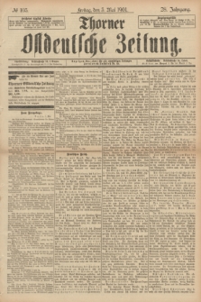 Thorner Ostdeutsche Zeitung. Jg.28, № 103 (3 Mai 1901) + dod.