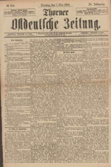 Thorner Ostdeutsche Zeitung. Jg.28, № 106 (7 Mai 1901) + dod.