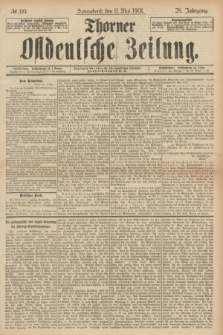 Thorner Ostdeutsche Zeitung. Jg.28, № 110 (11 Mai 1901) + dod.