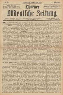 Thorner Ostdeutsche Zeitung. Jg.28, № 114 (16 Mai 1901) + dod.