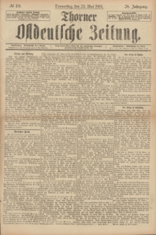 Thorner Ostdeutsche Zeitung. Jg.28, № 119 (23 Mai 1901) + dod.