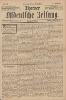 Thorner Ostdeutsche Zeitung. Jg.28, № 127 (2 Juni 1901) - Zweites Blatt