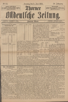 Thorner Ostdeutsche Zeitung. Jg.28, № 133 (9 Juni 1901) - Zweites Blatt