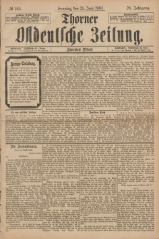 Thorner Ostdeutsche Zeitung. Jg.28, № 145 (23 Juni 1901) - Zweites Blatt