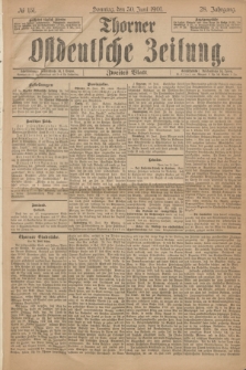 Thorner Ostdeutsche Zeitung. Jg.28, № 151 (30 Juni 1901) - Zweites Blatt