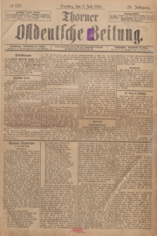 Thorner Ostdeutsche Zeitung. Jg.28, № 152 (2 Juli 1901) + dod.