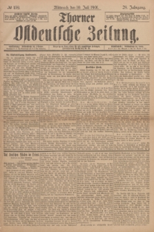 Thorner Ostdeutsche Zeitung. Jg.28, № 159 (10 Juli 1901) + dod.