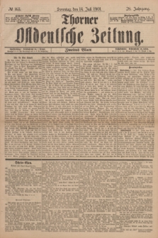 Thorner Ostdeutsche Zeitung. Jg.28, № 163 (14 Juli 1901) - Zweites Blatt