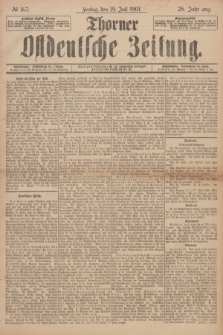 Thorner Ostdeutsche Zeitung. Jg.28, № 167 (19 Juli 1901) + dod.