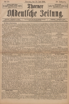 Thorner Ostdeutsche Zeitung. Jg.28, № 170 (23 Juli 1901) + dod.