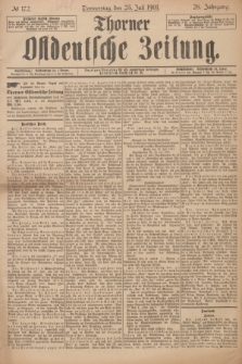 Thorner Ostdeutsche Zeitung. Jg.28, № 172 (25 Juli 1901) + dod.