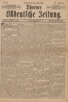 Thorner Ostdeutsche Zeitung. Jg.28, № 176 (30 Juli 1901) + dod.