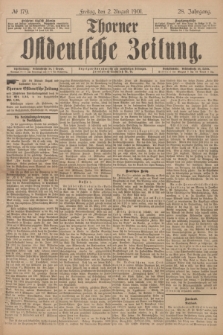 Thorner Ostdeutsche Zeitung. Jg.28, № 179 (2 August 1901) + dod.