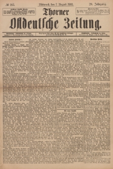 Thorner Ostdeutsche Zeitung. Jg.28, № 183 (7 August 1901) + dod.