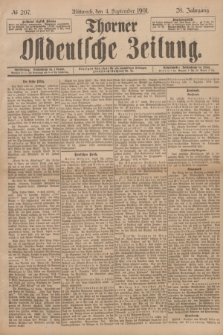 Thorner Ostdeutsche Zeitung. Jg.28, № 207 (4 September 1901) + dod.
