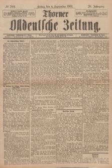 Thorner Ostdeutsche Zeitung. Jg.28, № 209 (6 September 1901) + dod.