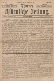 Thorner Ostdeutsche Zeitung. Jg.28, № 211 (8 September 1901) - Zweites Blatt