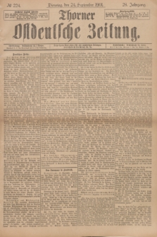 Thorner Ostdeutsche Zeitung. Jg.28, № 224 (24 September 1901) + dod.
