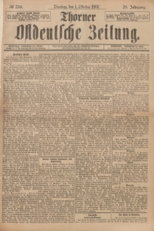 Thorner Ostdeutsche Zeitung. Jg.28, № 230 (1 Oktober 1901) + dod.