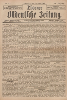 Thorner Ostdeutsche Zeitung. Jg.28, № 232 (3 Oktober 1901) + dod.