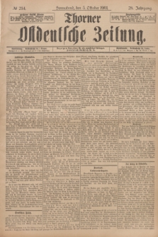 Thorner Ostdeutsche Zeitung. Jg.28, № 234 (5 Oktober 1901) + dod.