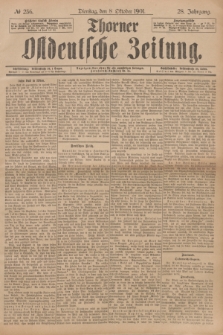 Thorner Ostdeutsche Zeitung. Jg.28, № 236 (8 Oktober 1901) + dod.