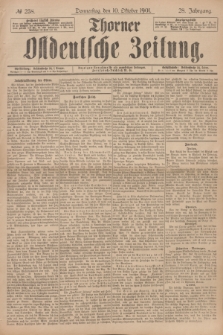 Thorner Ostdeutsche Zeitung. Jg.28, № 238 (10 Oktober 1901) + dod.