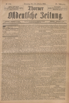 Thorner Ostdeutsche Zeitung. Jg.28, № 254 (29 Oktober 1901) + dod.