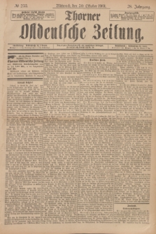Thorner Ostdeutsche Zeitung. Jg.28, № 255 (30 Oktober 1901) + dod.