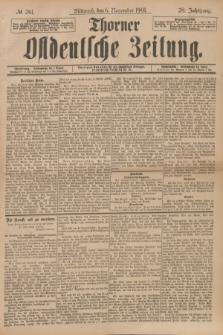 Thorner Ostdeutsche Zeitung. Jg.28, № 261 (6 November 1901) + dod.