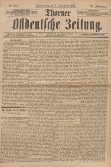 Thorner Ostdeutsche Zeitung. Jg.28, № 262 (7 November 1901) + dod.
