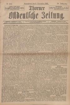 Thorner Ostdeutsche Zeitung. Jg.28, № 264 (9 November 1901) + dod.