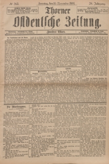 Thorner Ostdeutsche Zeitung. Jg.28, № 265 (10 November 1901) - Zweites Blatt