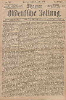Thorner Ostdeutsche Zeitung. Jg.28, № 266 (12 November 1901) + dod.