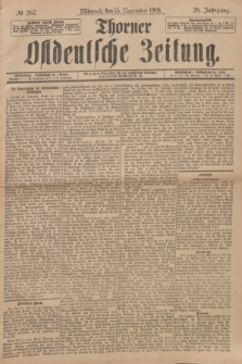 Thorner Ostdeutsche Zeitung. Jg.28, № 267 (13 November 1901) + dod.