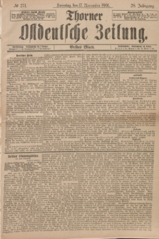 Thorner Ostdeutsche Zeitung. Jg.28, № 271 (17 November 1901) - Erstes Blatt