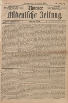Thorner Ostdeutsche Zeitung. Jg.28, № 271 (17 November 1901) - Zweites Blatt