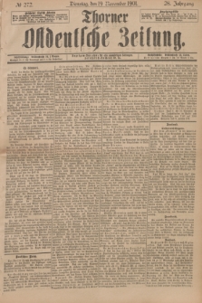 Thorner Ostdeutsche Zeitung. Jg.28, № 272 (19 November 1901) + dod.