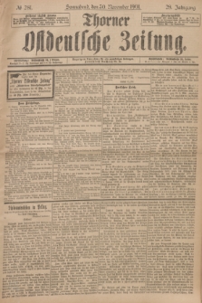 Thorner Ostdeutsche Zeitung. Jg.28, № 281 (30 November 1901) + dod.