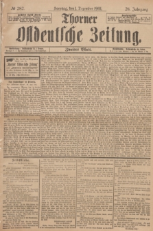 Thorner Ostdeutsche Zeitung. Jg.28, № 282 (1 Dezember 1901) - Zweites Blatt