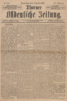 Thorner Ostdeutsche Zeitung. Jg.28, № 285 (5 Dezember 1901) + dod.