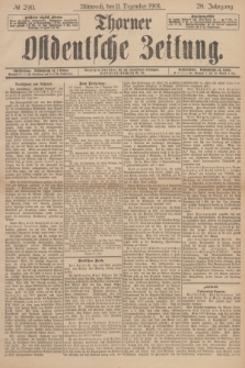 Thorner Ostdeutsche Zeitung. Jg.28, № 290 (11 Dezember 1901) + dod.