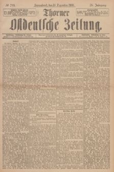 Thorner Ostdeutsche Zeitung. Jg.28, № 293 (14 Dezember 1901) + dod.